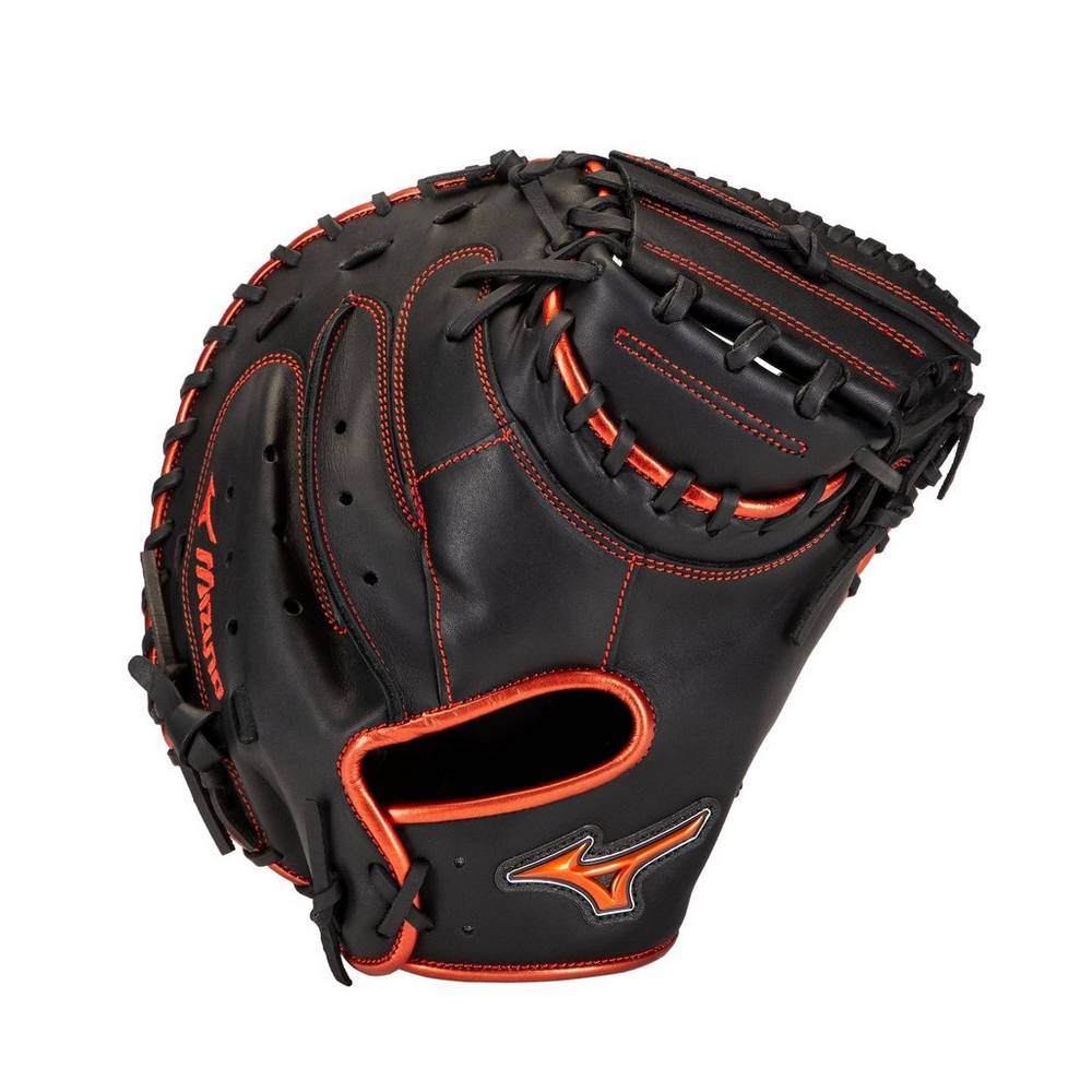 Panske Catchers Mitt Mizuno MVP Prime SE 34" Baseball Čierne/Červené Vypredaj FJHR40279